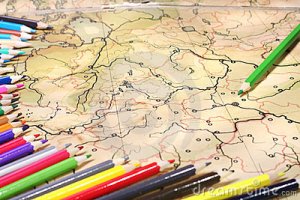 color-pencils-old-map-13729500